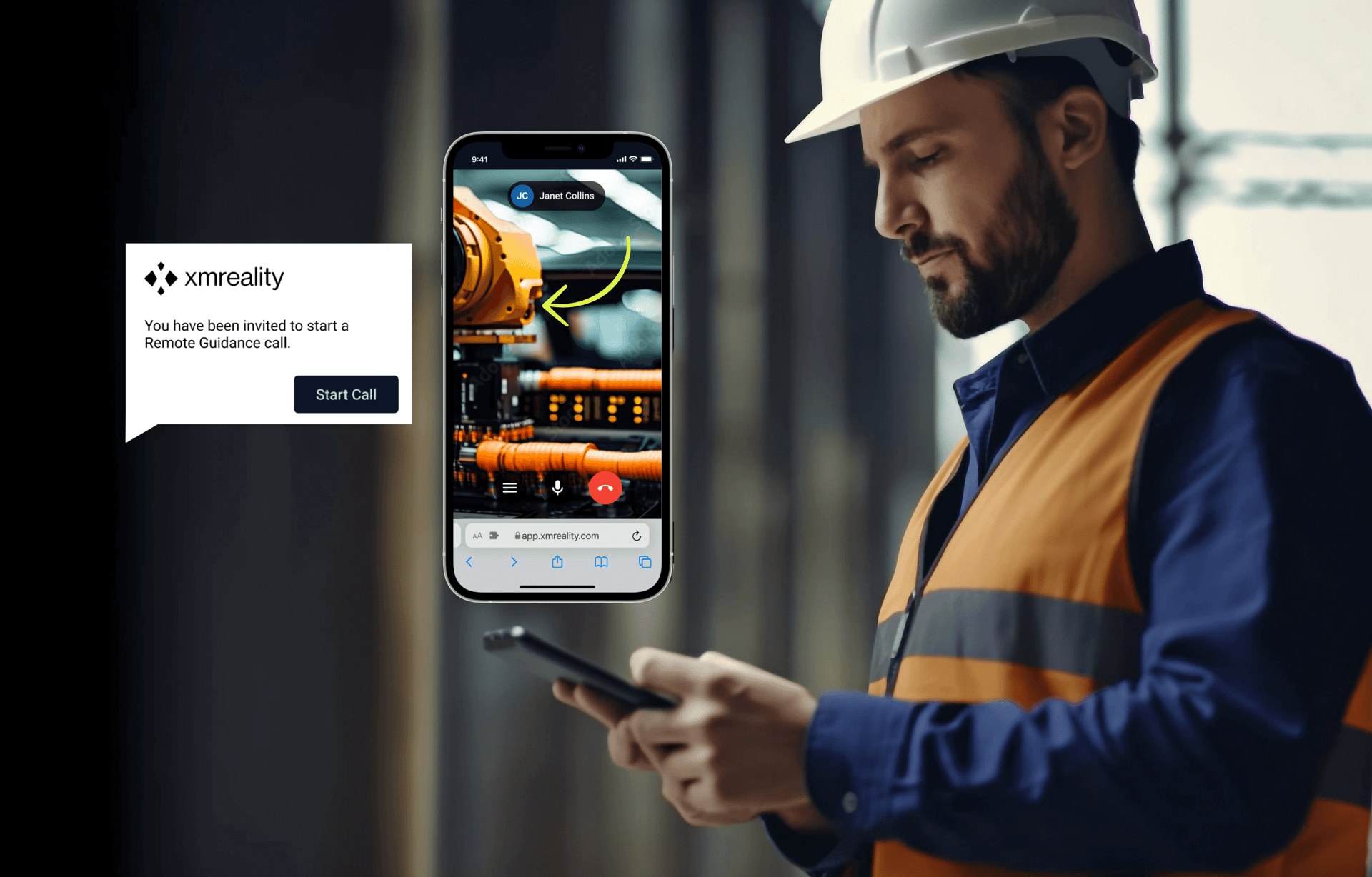 Remote visual assistance from phone