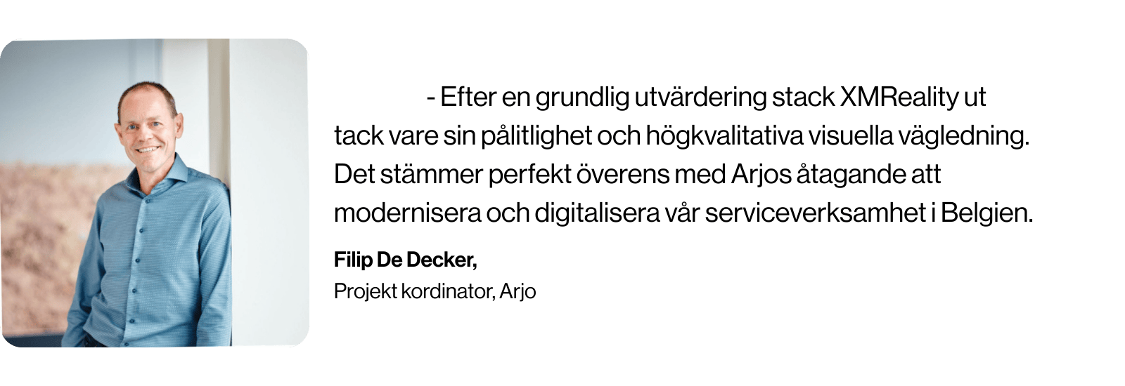 Filip De Decker, Arjo sv