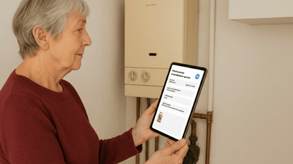 Heat pump installation quote