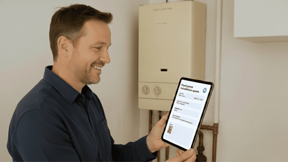 Heat pump installation