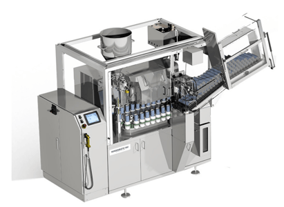 The machine which was installed remotely at the customer: Nordenmatic 902