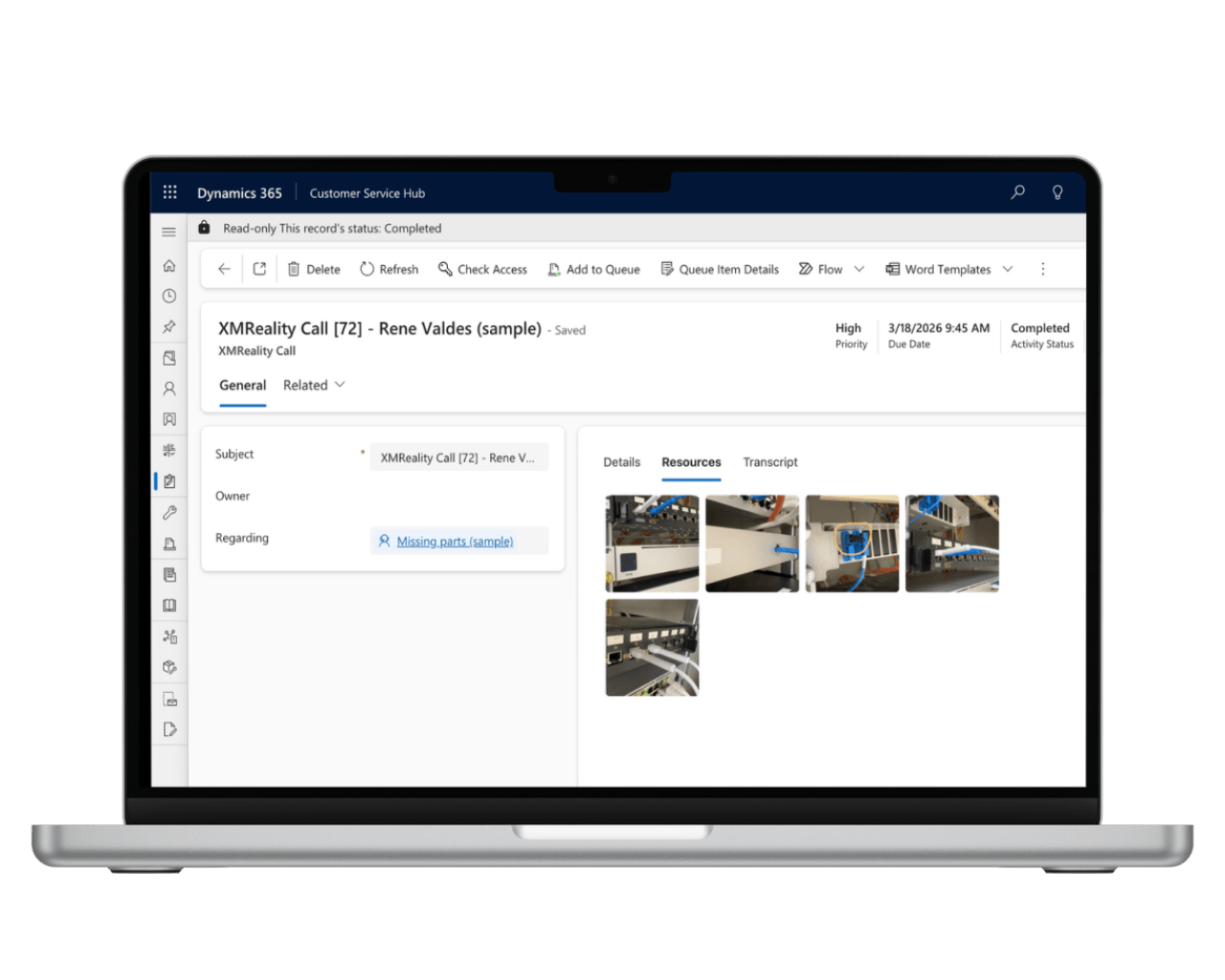 XMReality in Microsoft Dynamics